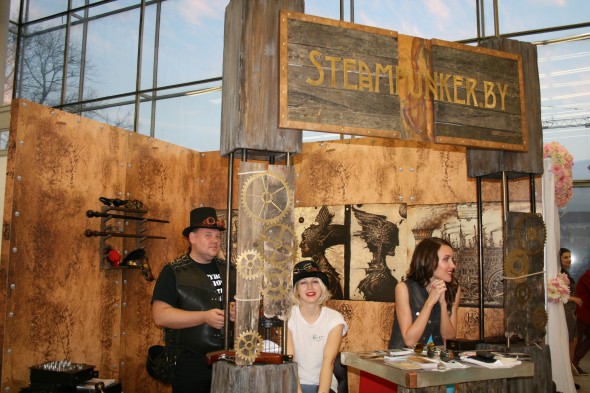 Стенд Steampunker.by на выставке "Свадебный салон 2015"